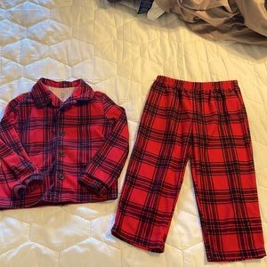 3T fleece PJ set